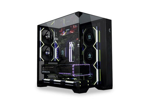 Računalniško ohišje Lian Li O11 Vision Compact, ATX, Midi-Tower, kaljeno steklo, črno