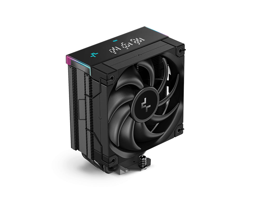 Hladilnik za procesor DeepCool AK400 Digital PRO, 120mm, LCD, črn