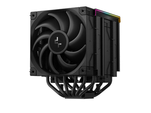 Hladilnik za procesor DeepCool AK620 Digital PRO, 2x 120mm, LCD, črn