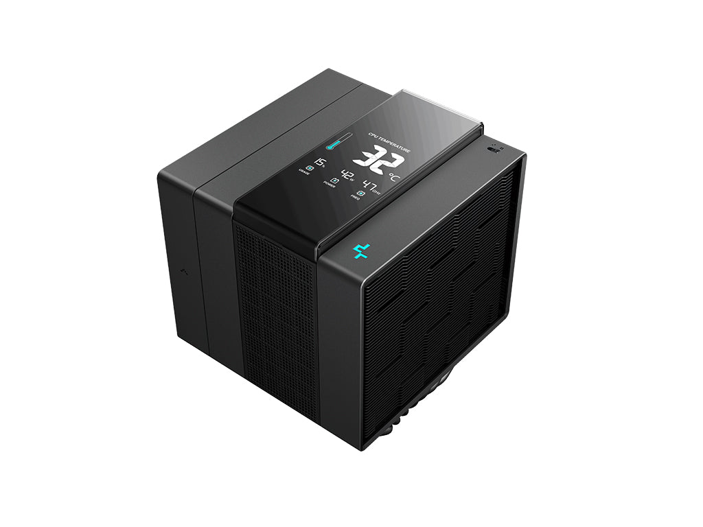 Hladilnik za procesor DeepCool ASSASSIN IV VC VISION, 140mm, Vapor Chamber, LCD, črn