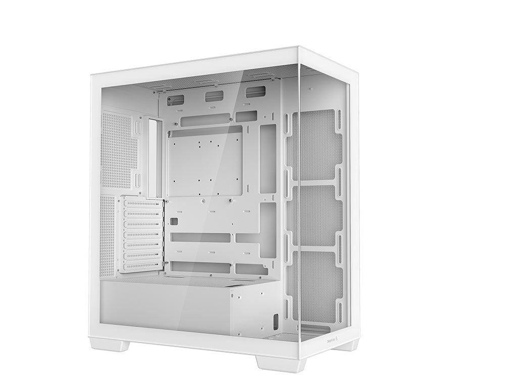 Računalniško ohišje DeepCool CG580 WH, ATX, Midi-Tower, kaljeno steklo, belo
