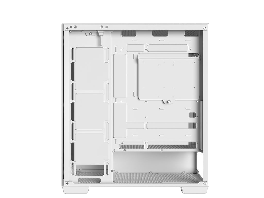 Računalniško ohišje DeepCool CG580 WH, ATX, Midi-Tower, kaljeno steklo, belo