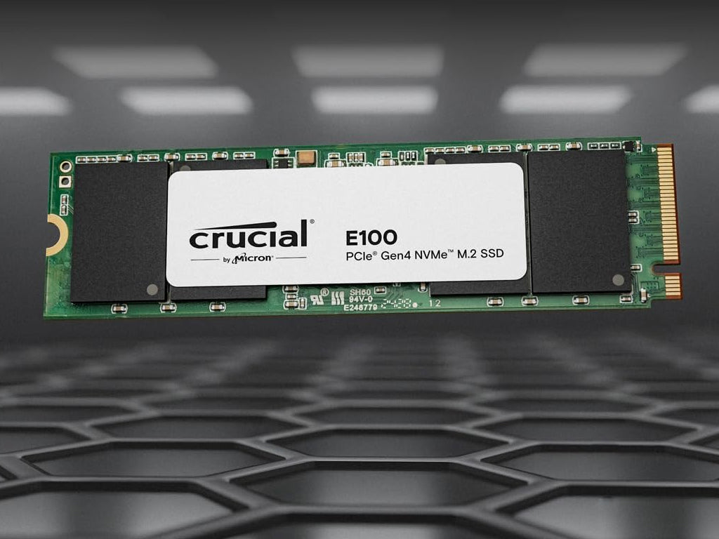 SSD 1TB M.2 80mm PCI-e 4.0 x4 NVMe, CRUCIAL E100 (CT1000E100SSD8)