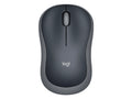 Miška Logitech M185 Wireless, nano, optična, siva