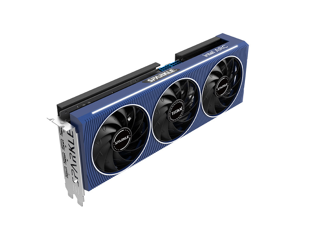 Grafična kartica Intel ARC A770 TITAN OC Edition, 16GB GDDR6, PCIe 4.0 x16, 3x DisplayPort, 1xHDMI, Sparkle
