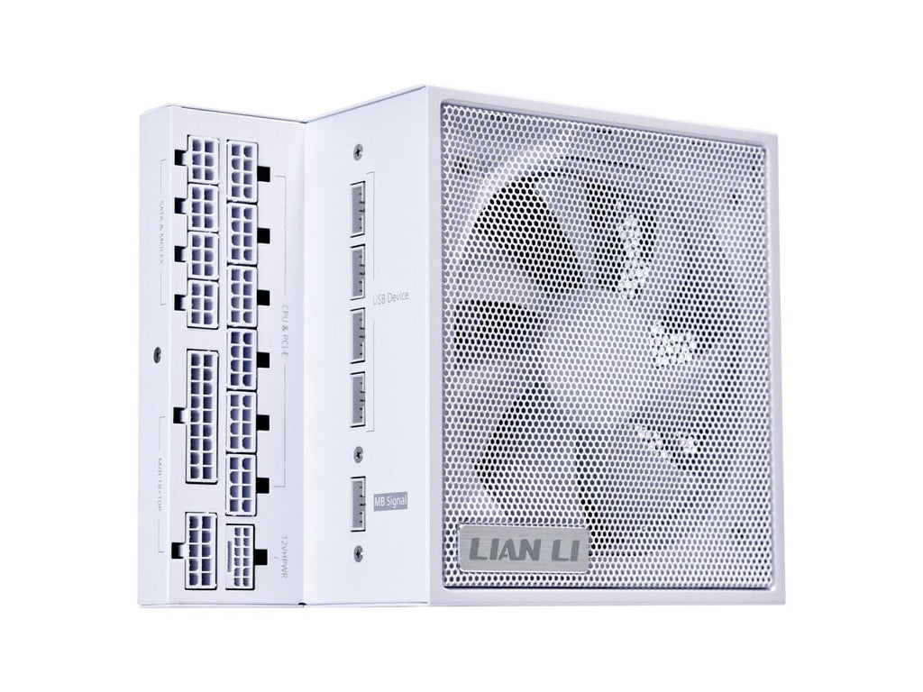 Napajalnik ATX Lian Li EDGE 850W, 80 PLUS Gold, 12VHPWR, Modularni, bel