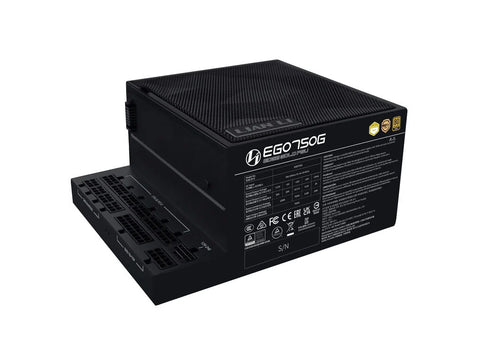 Napajalnik ATX Lian Li EDGE 750W, 80 PLUS Gold, 12V-2x6, Modularni, črn