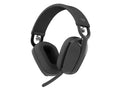 Slušalke Logitech Zone Vibe Wireless for Business, USB-C, grafitne