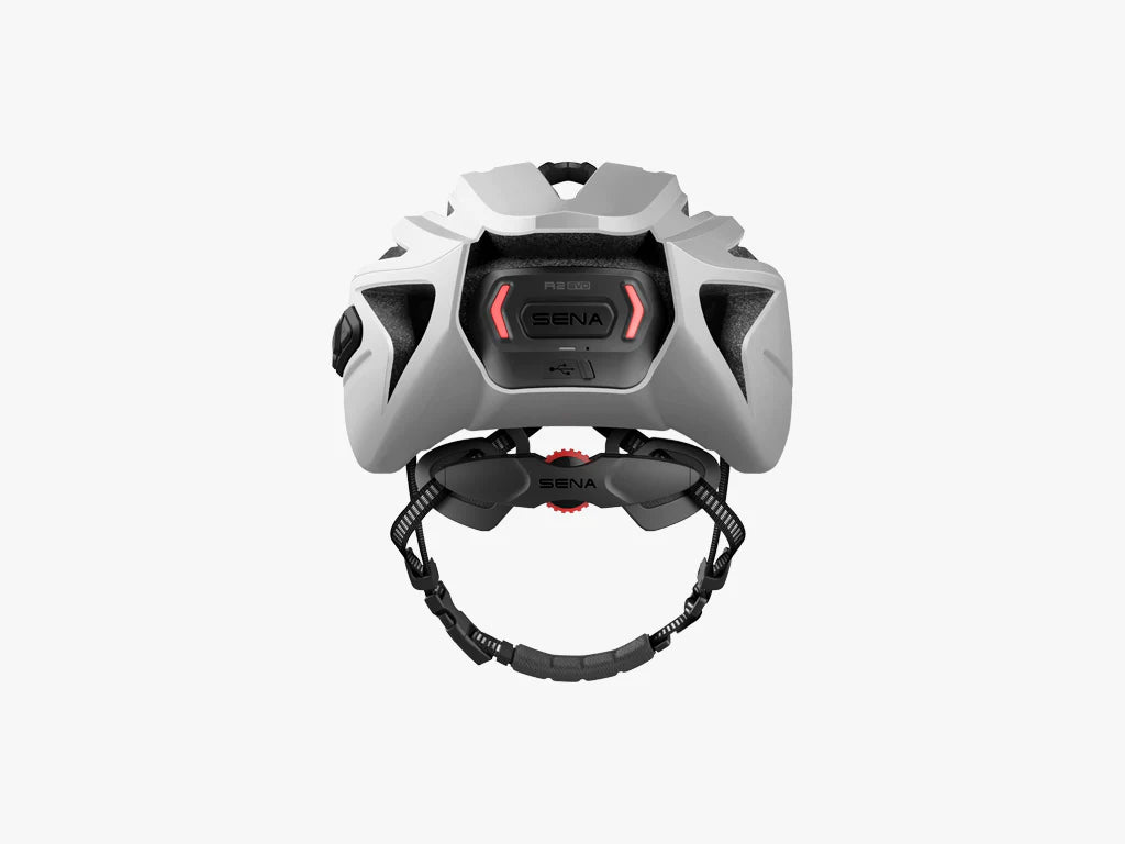Kolesarska čelada SENA R2 EVO Smart Helmet, Mesh, Mat bela, M