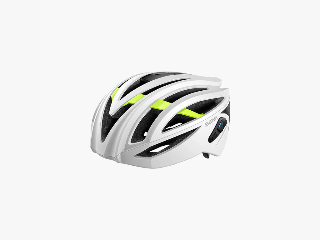 Kolesarska čelada SENA R2 EVO Smart Helmet, Mesh, Mat bela, L