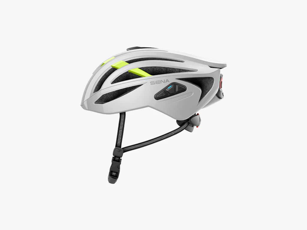Kolesarska čelada SENA R2 EVO Smart Helmet, Mesh, Mat bela, M