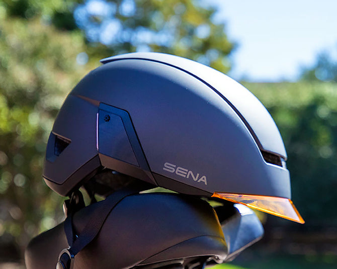 Kolesarska čelada SENA U1 Smart Helmet, Siva, M
