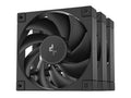 Ventilator za ohišje DeepCool FD12 3-in-1, PWM, 120mm, 3 Pack, črn