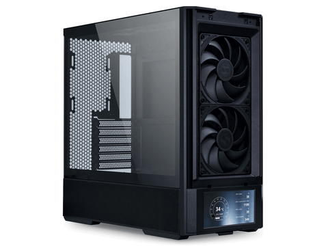 Računalniško ohišje Lian Li LANCOOL 207 Digital, ATX, Midi-Tower, kaljeno steklo, črno