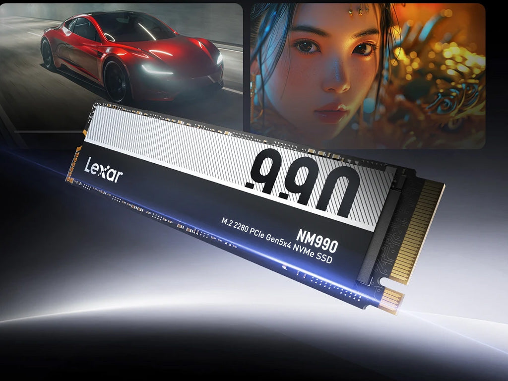 SSD 4TB M.2 80mm PCI-e 5.0 x4 NVMe, Lexar NM990 (LNM990X004T-RNNNG)