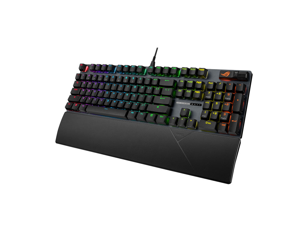 Tipkovnica ASUS ROG Strix Scope II X, ROG NX Snow V2, PBT, RGB, USB, US