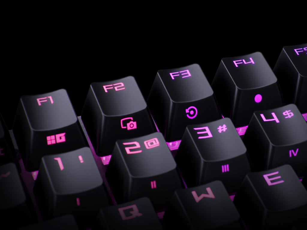 Tipkovnica ASUS ROG Strix Scope II X, ROG NX Snow V2, PBT, RGB, USB, US
