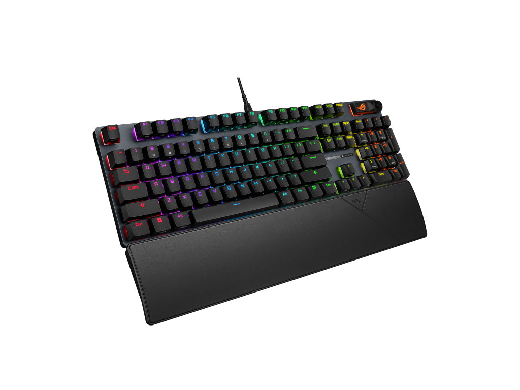 Tipkovnica ASUS ROG Strix Scope II X, ROG NX Snow V2, PBT, RGB, USB, US