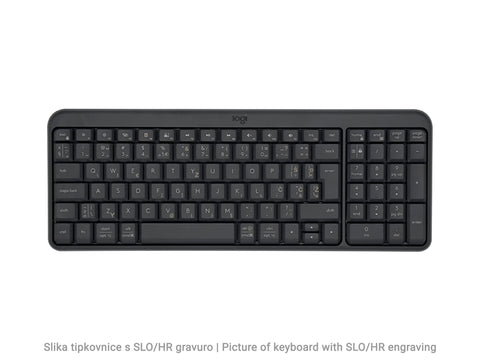 Tipkovnica in miška Logitech MK250, Bluetooth, SLO g.