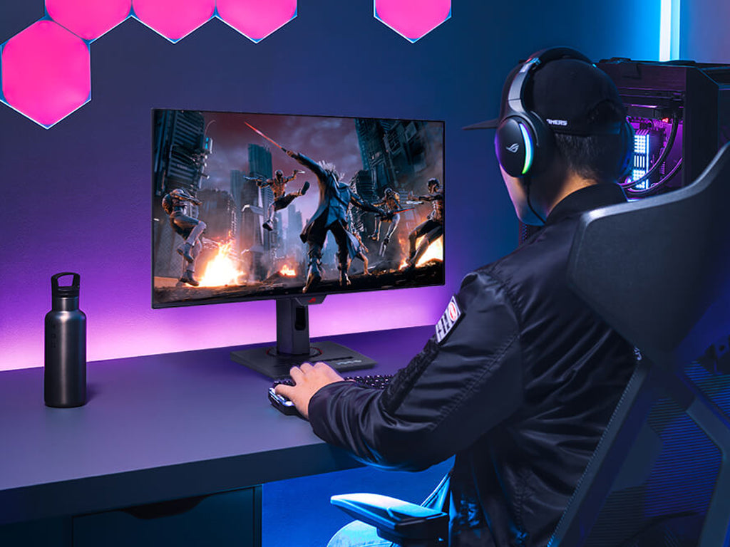 Monitor 27'' (69 cm) 4K UHD OLED 240Hz HDR10, 2xHDMI, DisplayPort, USB-C DP Alt, PD, ASUS ROG Strix XG27UCDMG