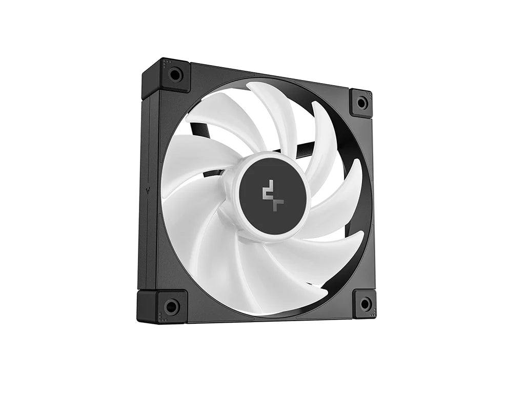 Ventilator za ohišje DeepCool FD12 ARGB PWM 120mm, črn