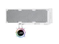 Komplet za tekočinsko hlajenje AIO Liquid Cooler Lian Li HydroShift II LCD-C 360 Fanless, bel