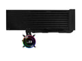 Komplet za tekočinsko hlajenje AIO Liquid Cooler Lian Li HydroShift II LCD-C 360 Fanless, črn