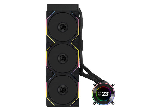 Komplet za tekočinsko hlajenje AIO Liquid Cooler Lian Li HydroShift II LCD-C 360TL, črn