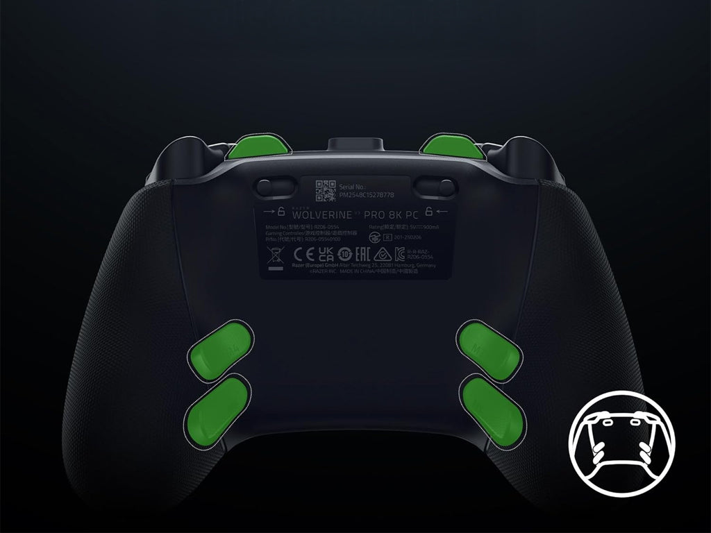 Igralni plošček Razer Wolverine V3 Pro 8K, PC, črn