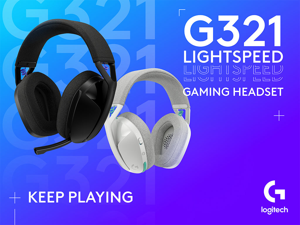 Slušalke Logitech G321, Wireless Gaming, Bluetooth, Črne