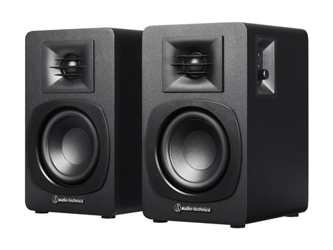 Zvočniki Audio-Technica AT-SP3X, Bookshelf, RCA, Bluetooth 5.3, črni
