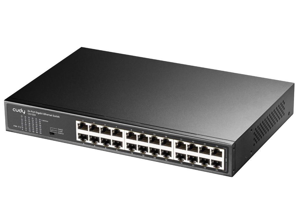 Switch CUDY GS1024, 24-Port, Gigabit, Unmanaged 