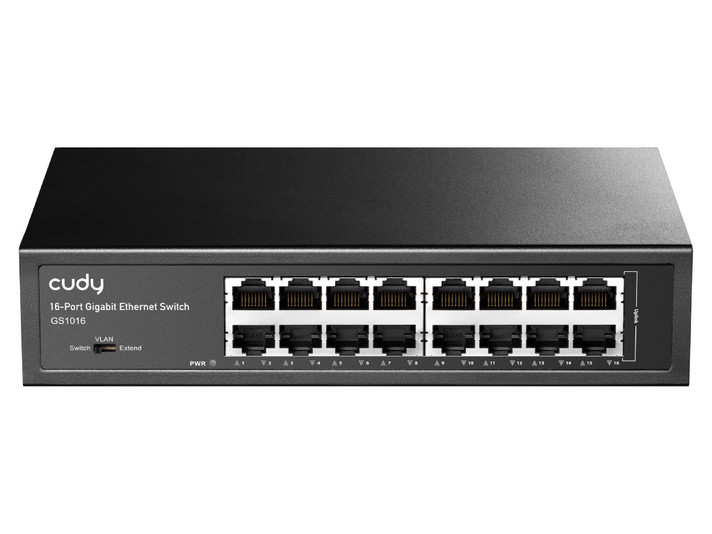 Switch CUDY GS1016, 16-Port, Gigabit, Unmanaged 
