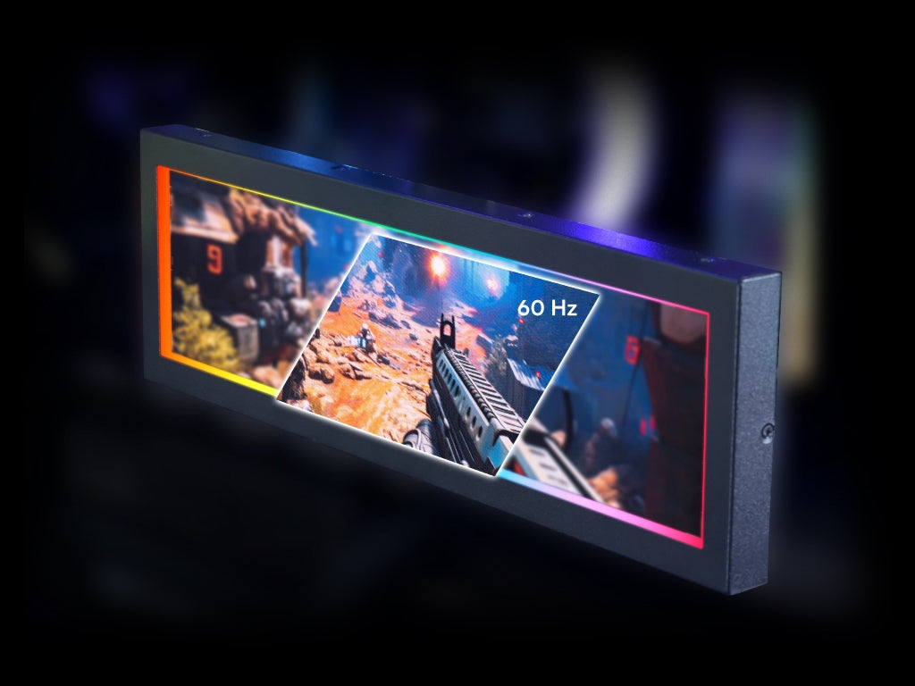 Zaslon za ohišje Lian Li US88v1, 8.8'' (22 cm), IPS, 1920×480, 500 nits, 60Hz, RGB, črn