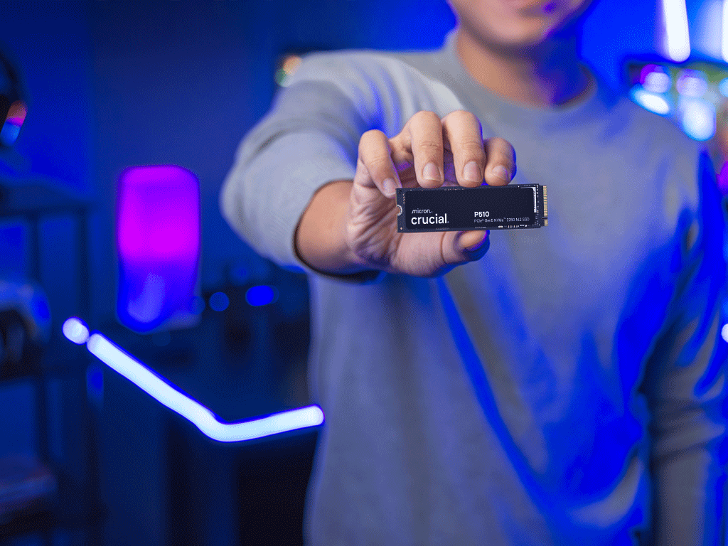 SSD 2TB M.2 80mm PCI-e 5.0 x4 NVMe, CRUCIAL P510 (CT1000P510SSD8)