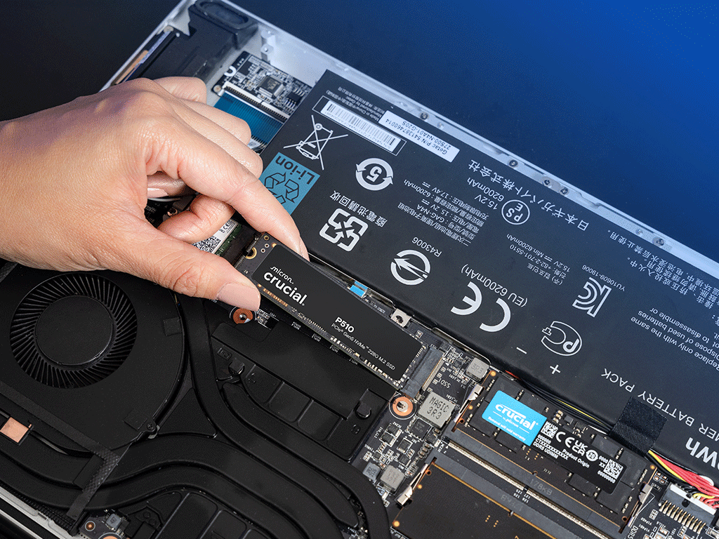 SSD 2TB M.2 80mm PCI-e 5.0 x4 NVMe, CRUCIAL P510 (CT1000P510SSD8)