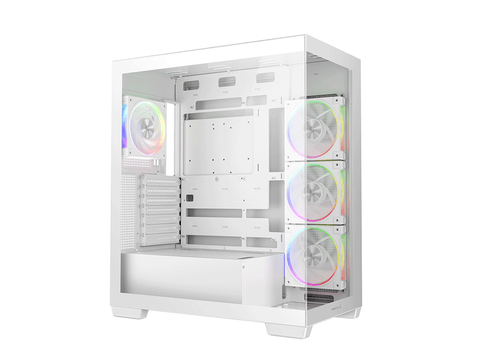 Računalniško ohišje DeepCool CG580 4F WH V2, ATX, Midi-Tower, Kaljeno steklo, belo