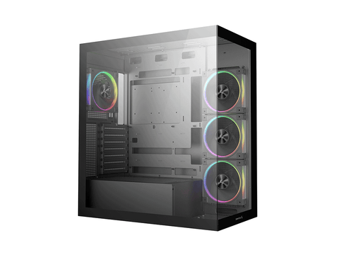 Računalniško ohišje DeepCool CG580 4F V2, ATX, Midi-Tower, Kaljeno steklo, črno