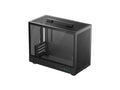 Računalniško ohišje DeepCool CH160 PLUS, ITX, Micro-ATX, kaljeno steklo, črno