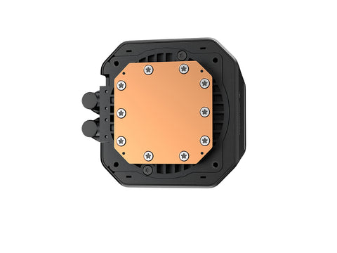 Komplet za tekočinsko hlajenje AIO Liquid Cooler DeepCool LM360, 360mm, LCD, ARGB, črn