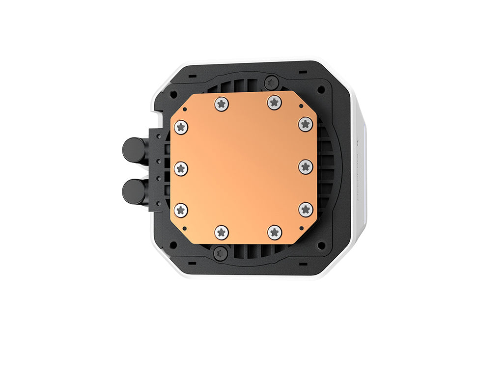 Komplet za tekočinsko hlajenje AIO Liquid Cooler DeepCool LM360 WH, 360mm, LCD, ARGB, bel