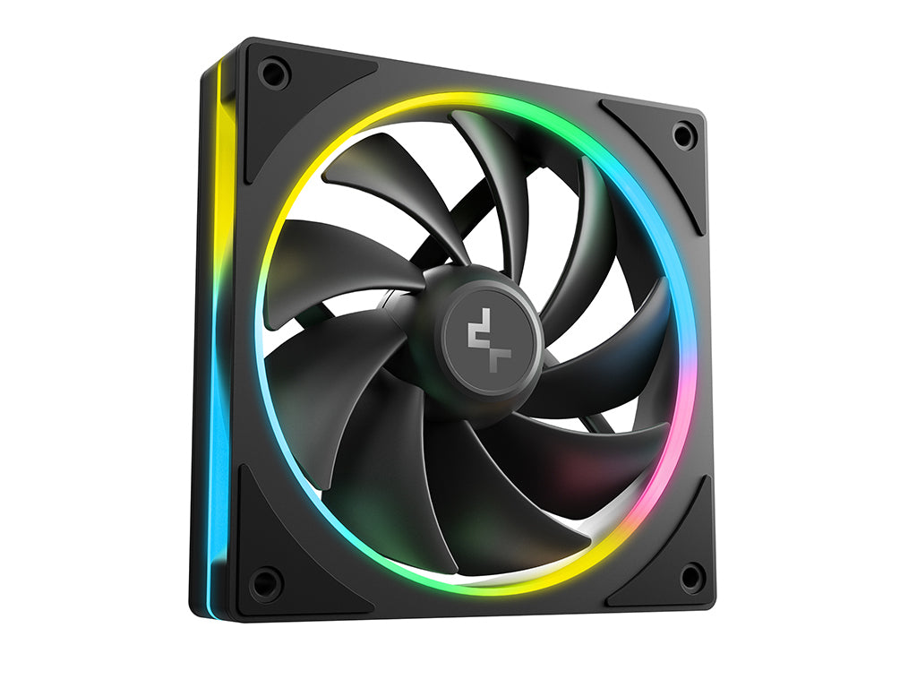 Ventilator za ohišje DeepCool FL12 SE 3-IN-1 ARGB PWM 120mm, 3 Pack, črn