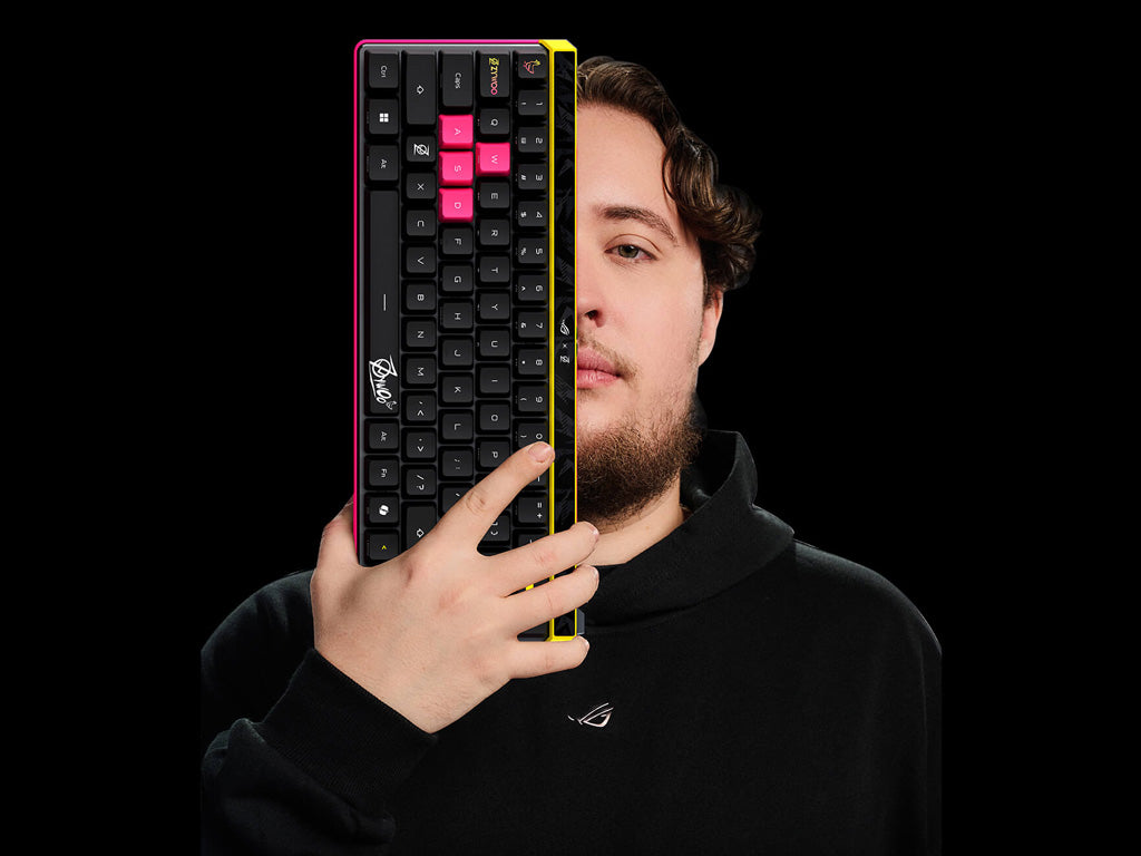Tipkovnica ASUS ROG Falchion Ace HFX ZywOo, ROG HFX Magnetic Analog, RGB, USB, US