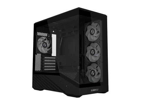 Računalniško ohišje Lian Li Vector V100 MINI, Micro-ATX, kaljeno steklo, črno
