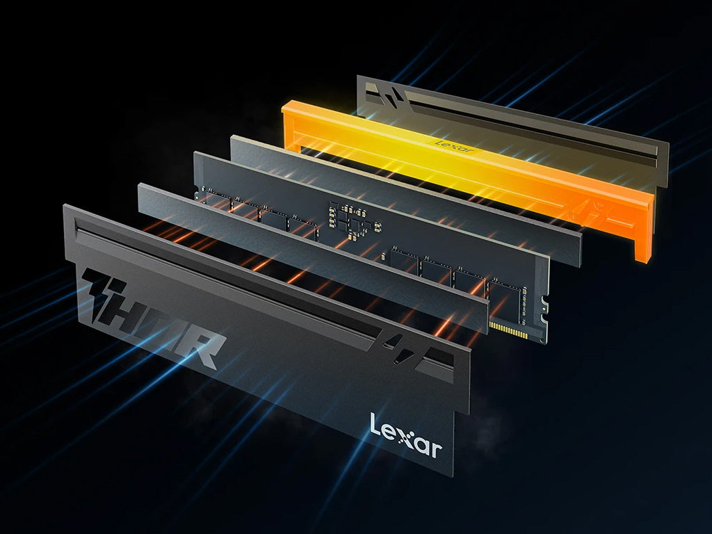 RAM DDR5 32GB Kit (2x16) PC5-48000 6000MT/s CL36 1.4V, XMP/EXPO Lexar THOR RGB Gen 2