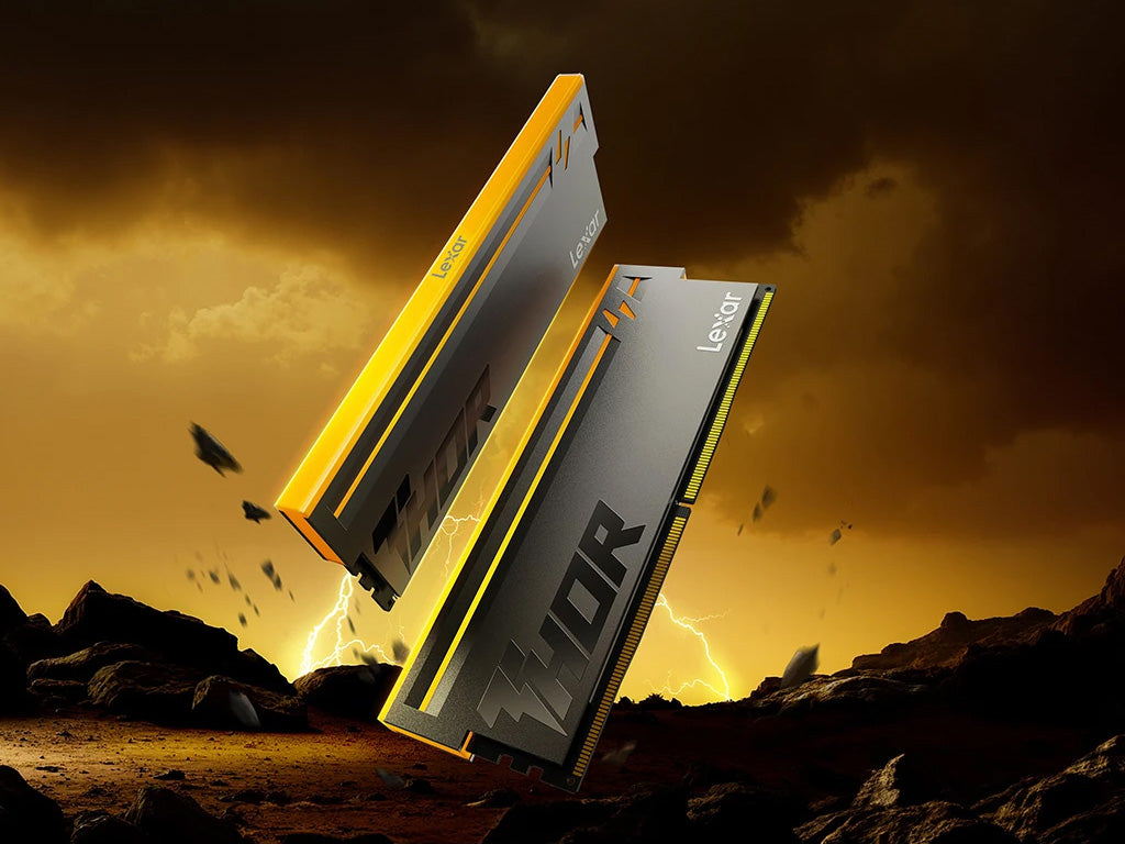 RAM DDR5 32GB Kit (2x16) PC5-48000 6000MT/s CL36 1.4V, XMP/EXPO Lexar THOR RGB Gen 2