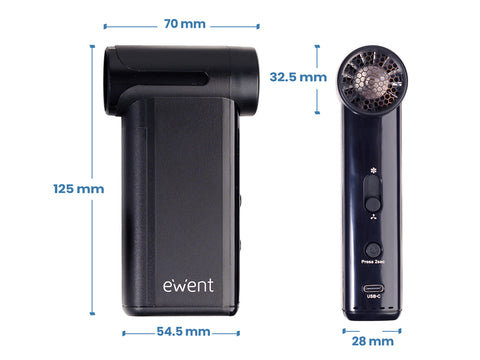 Žepni pihalnik zraka Ewent EW5682 TurboJet, 8000mAh