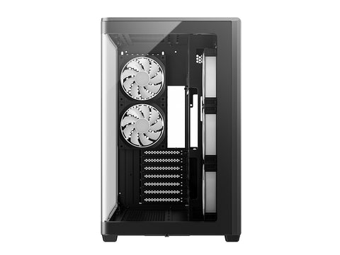 Računalniško ohišje DeepCool CG590U 5F, ATX, Midi-Tower, ARGB, ukrivljeno kaljeno steklo, črno