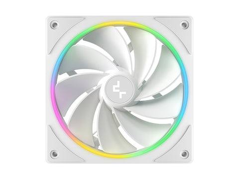 Ventilator za ohišje DeepCool FL12R SE WH 3-IN-1, ARGB, PWM, 120mm, 3 Pack, bel