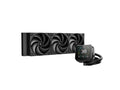Komplet za tekočinsko hlajenje AIO Liquid Cooler DeepCool SPARTACUS 360, 360mm, LCD, črn